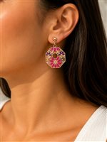 Orecchini Vidali Gioielli Donna in Argento Cristallo ORAR-151-34 - ORAR-151-34